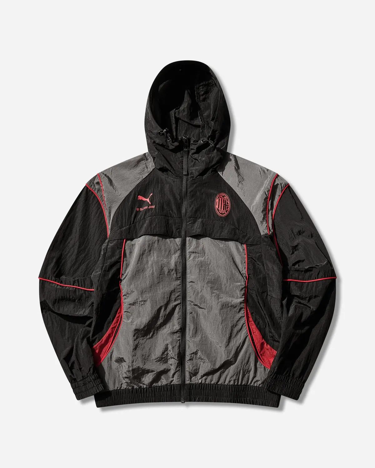 Ac Milan X Slam Jam Track Jacket Black / Dark Grey 1