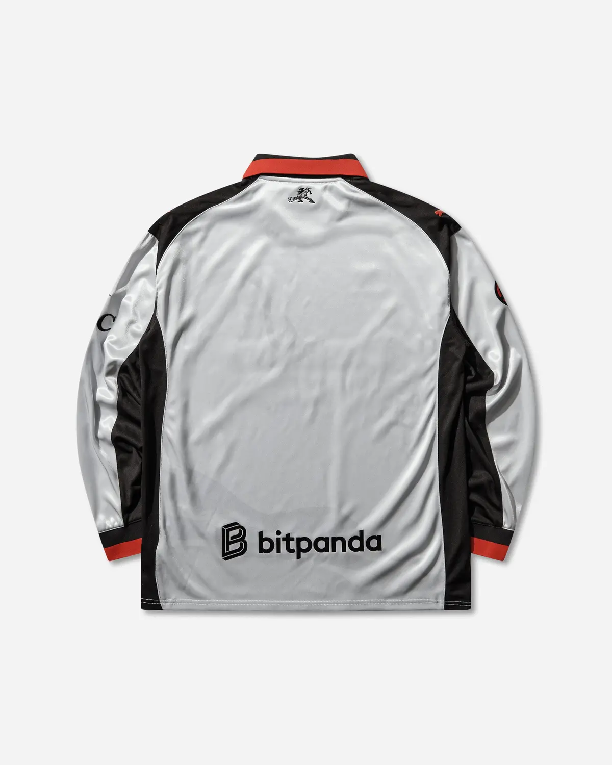Ac Milan X Slam Jam Limited Edition Longsleeve Jersey Grey 2