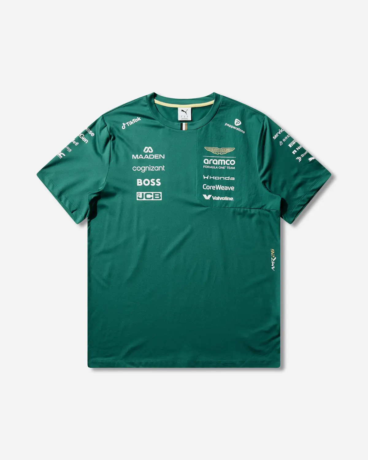 Aston Martin Aramco F1 Team Replica T-Shirt Green Lux 1