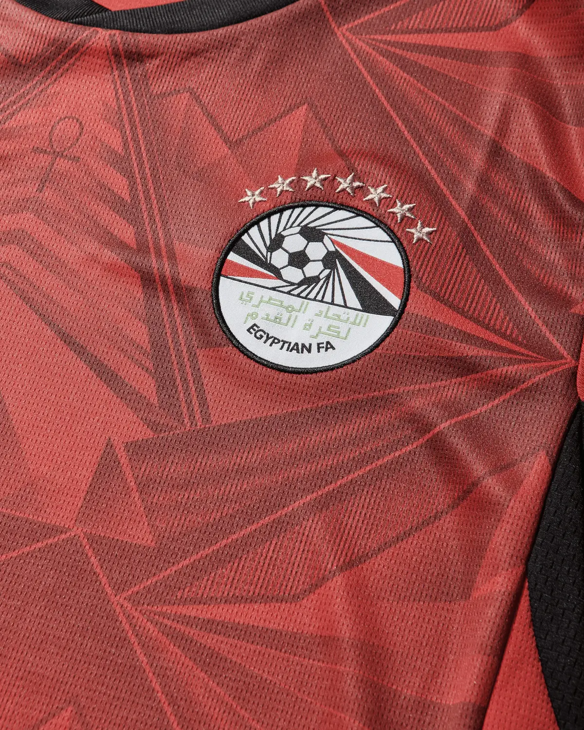 Men's Egypt 2026 Home Jersey Red / Intense Red 3