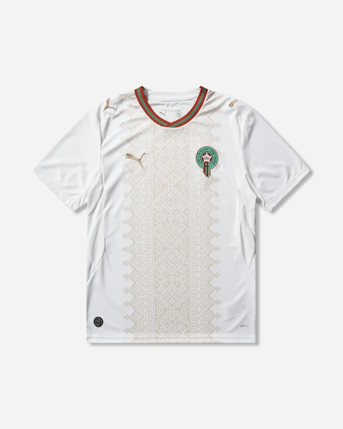 Men's Morocco 2026 Away Jersey White / Victory Gold 1