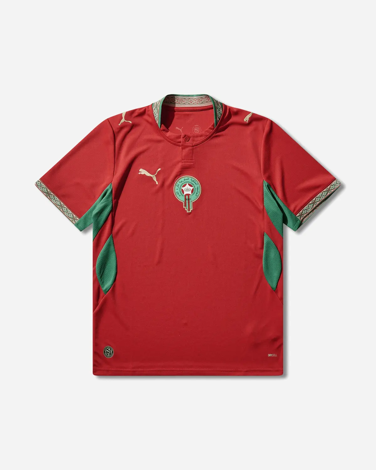 Men's Morocco 2026 Home Jersey Fast Red / Victory Gold 1