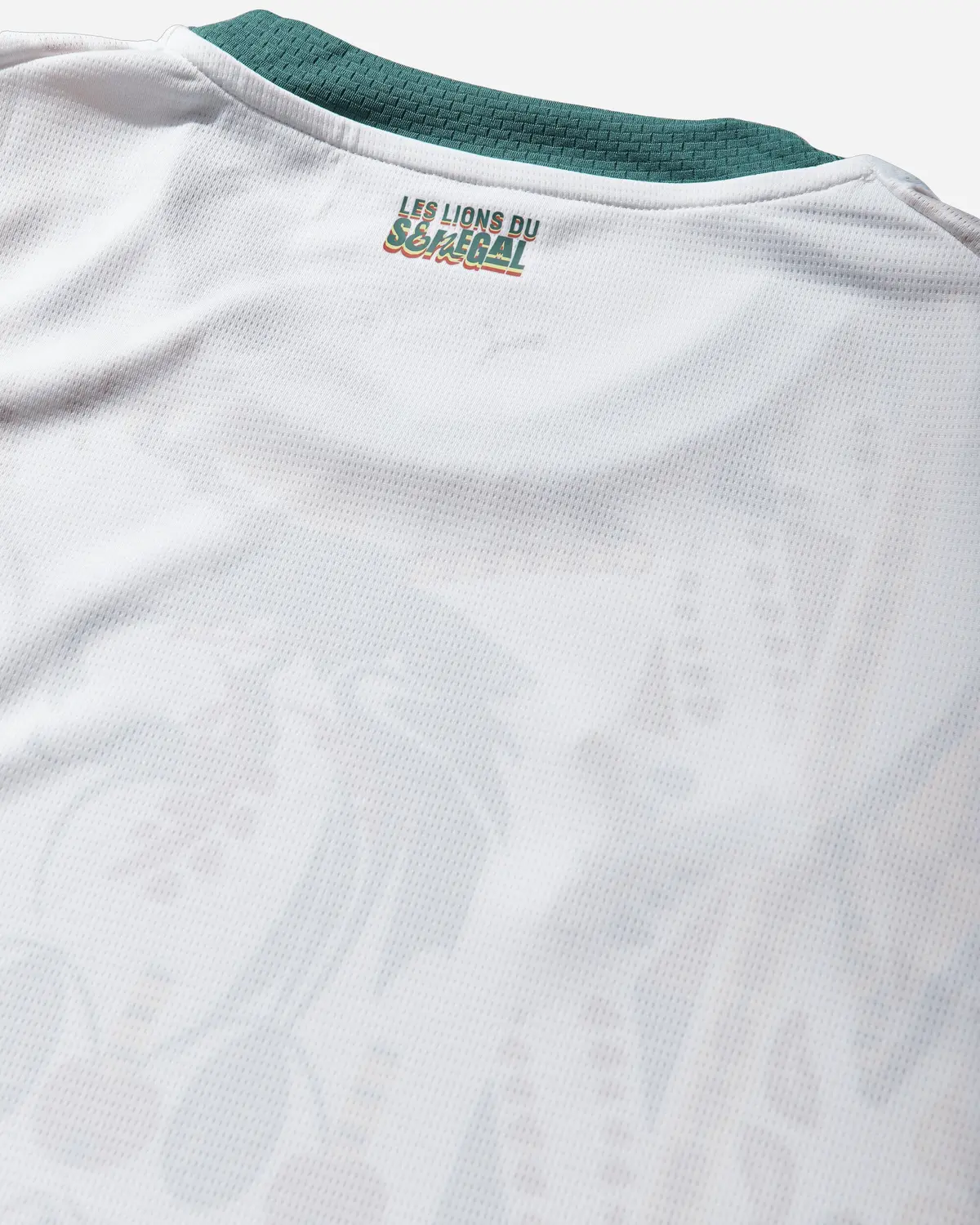 Men's Senegal 2026 Home Jersey White / Wild Green 3