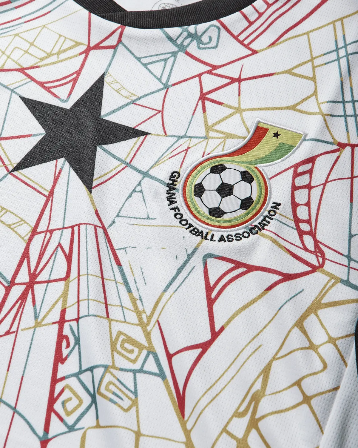 Men's Ghana 2026 Home Jersey White / Black 4