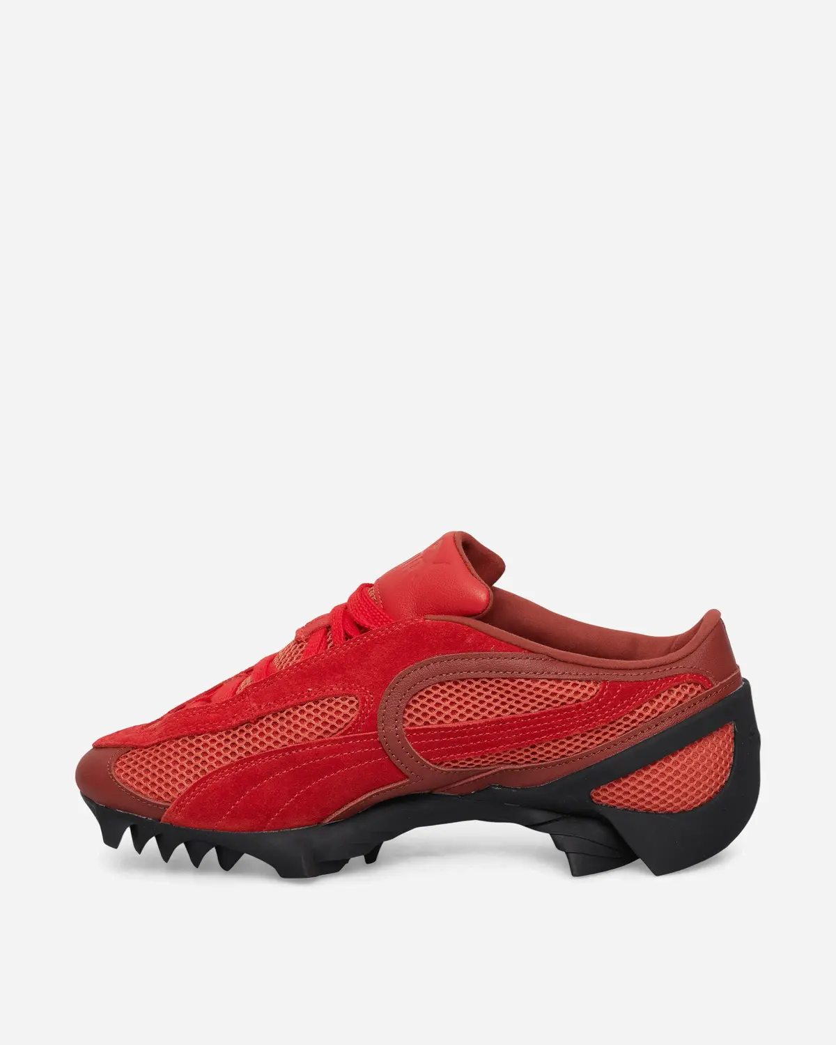 Beisser Waxed Sneakers Bordeaux Red / Candy Apple 3