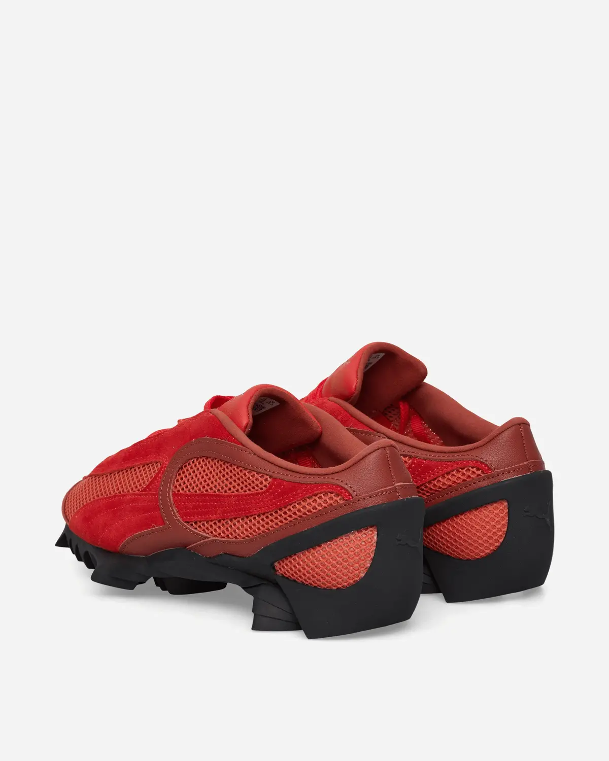 Beisser Waxed Sneakers Bordeaux Red / Candy Apple 4