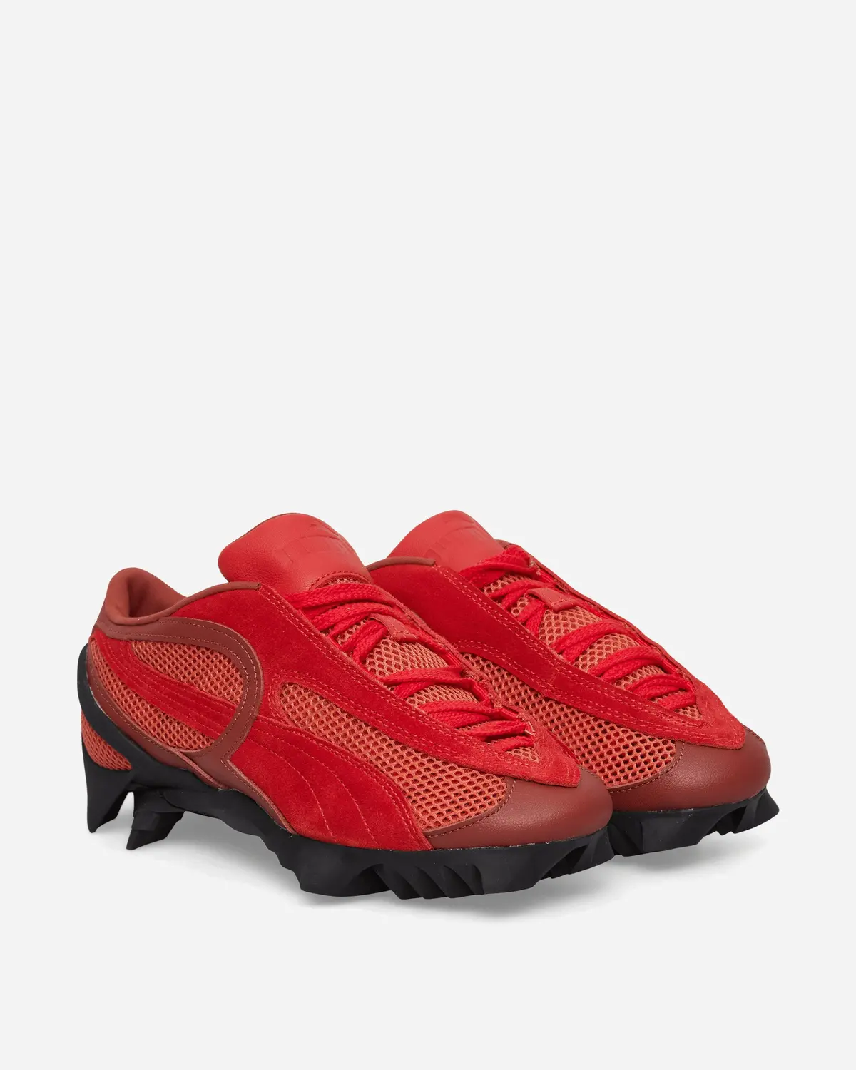 Beisser Waxed Sneakers Bordeaux Red / Candy Apple 2