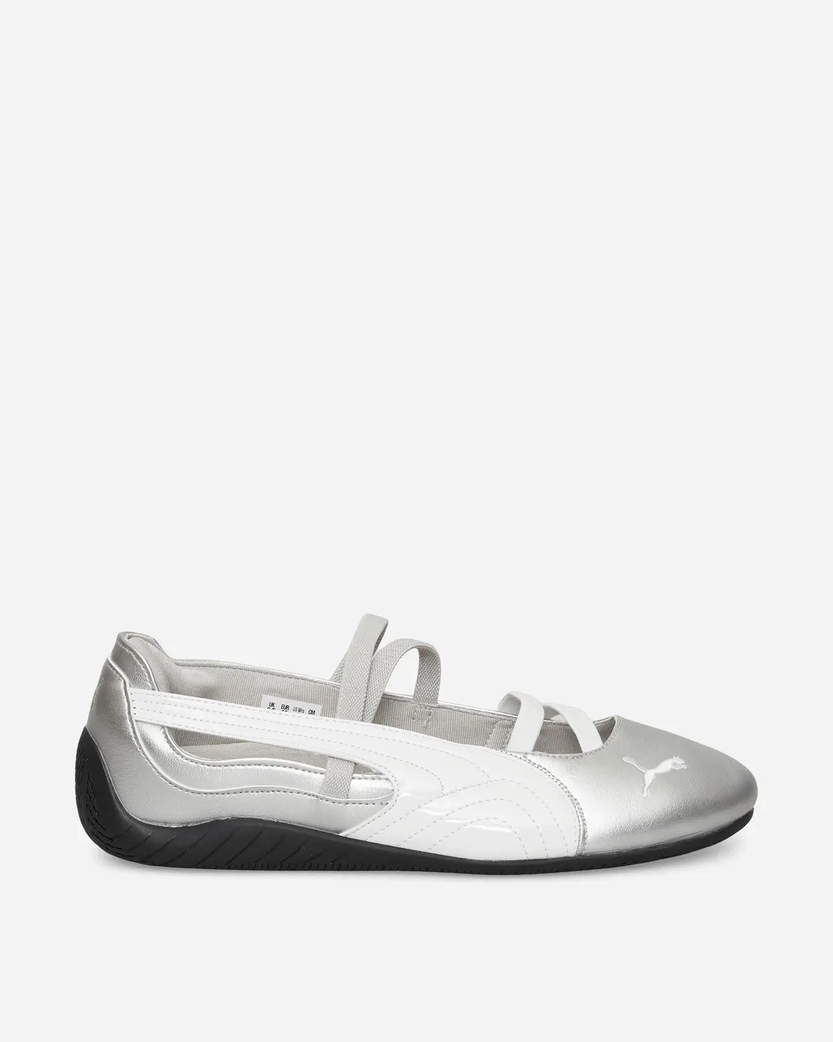 Women's Speedcat Ballet Metallic Shoes Silver / White 1