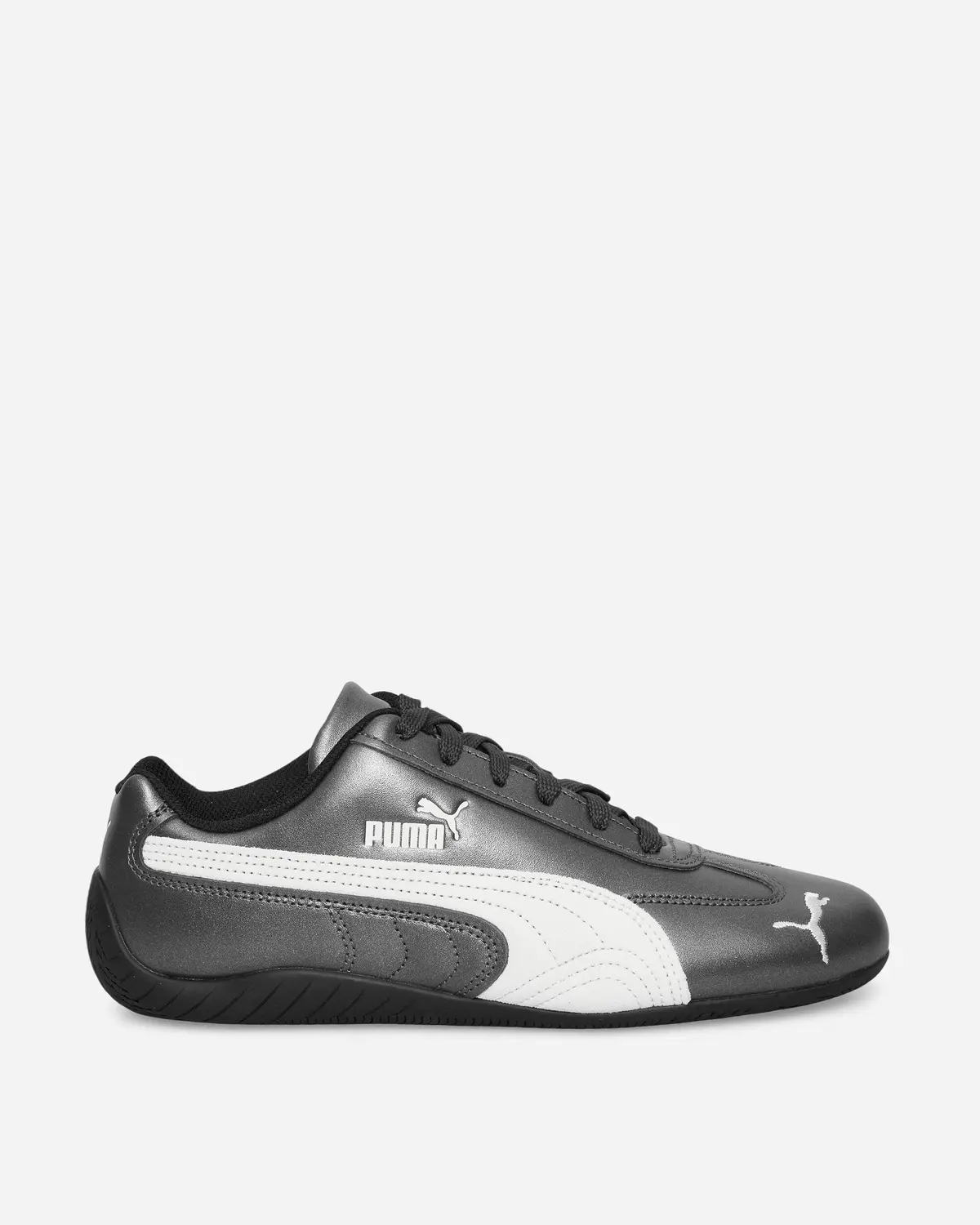Speedcat Metallic Sneakers Black / Warm White 1