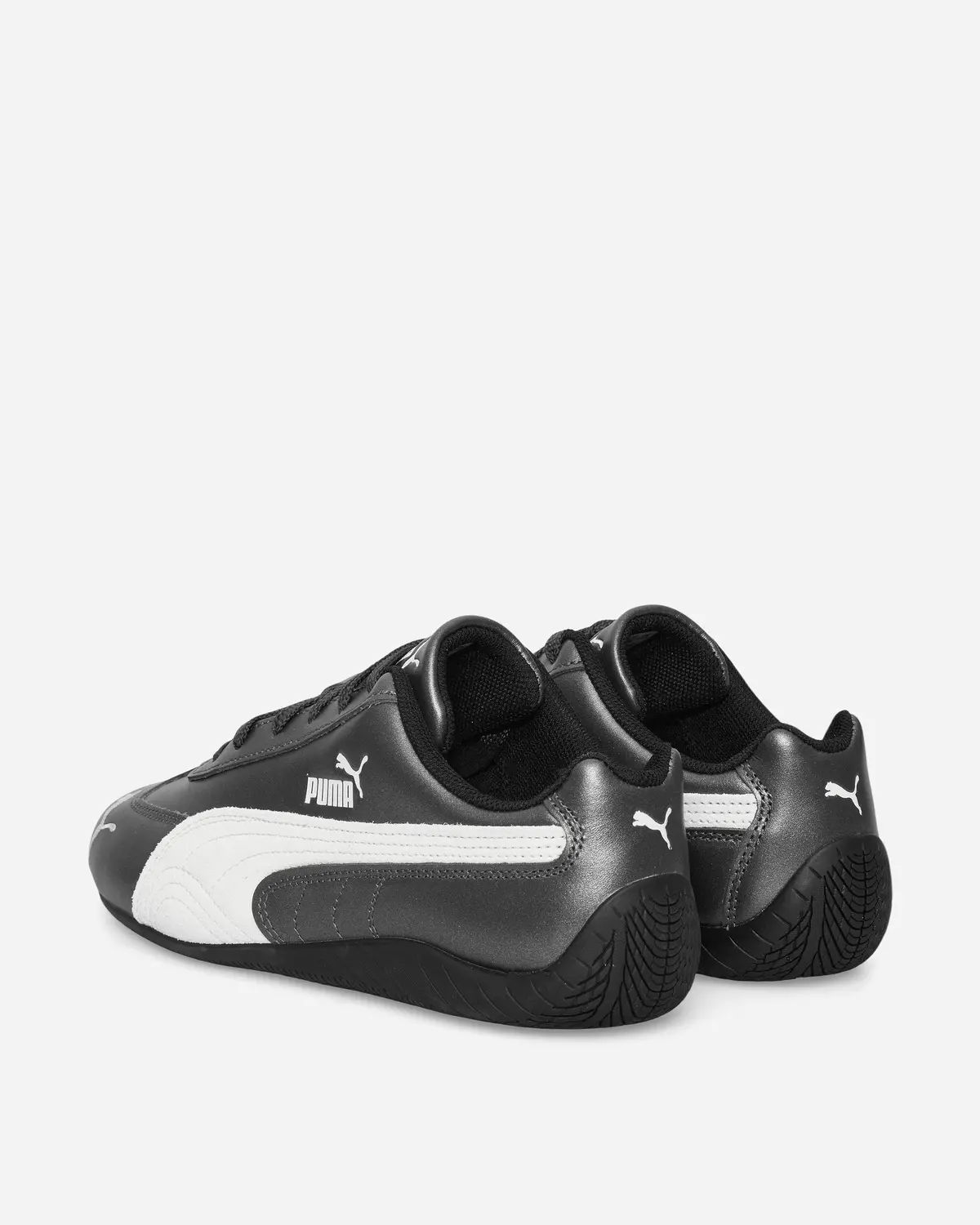Speedcat Metallic Sneakers Black / Warm White 4