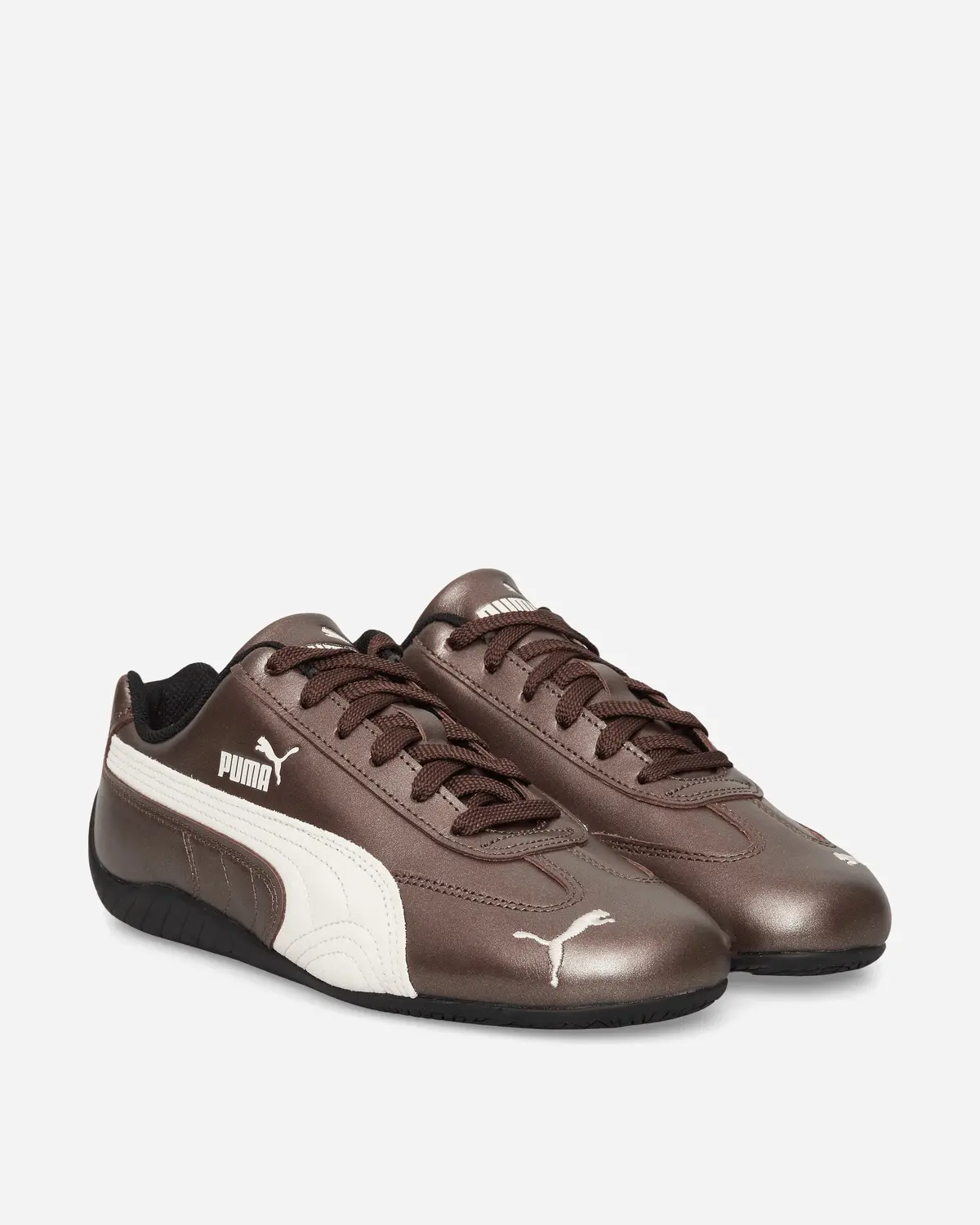 Speedcat Metallic Sneakers Warm Brown / Warm White 2