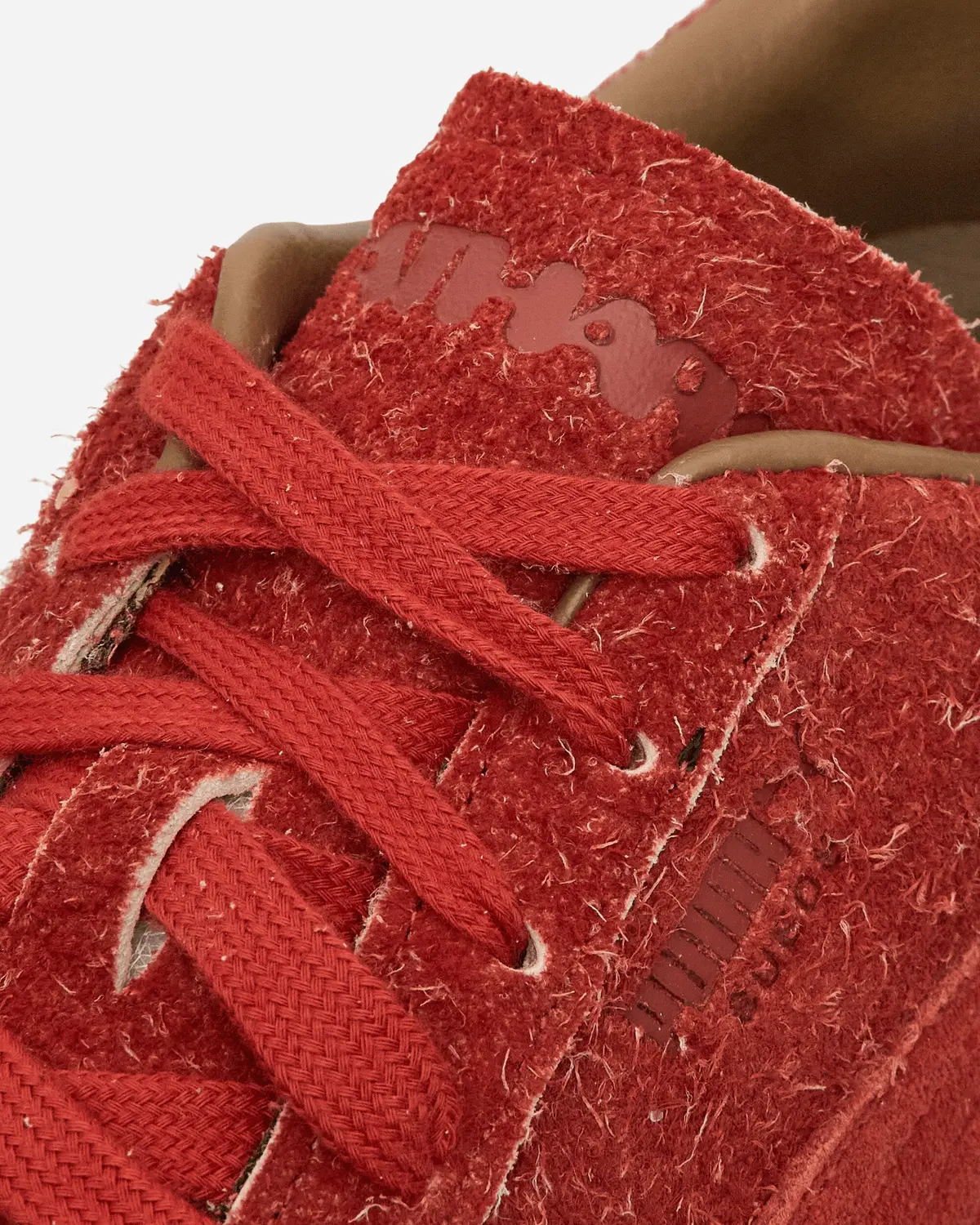 Daniëlle Cathari Suede Fuzzy Sneakers Mars Red 6
