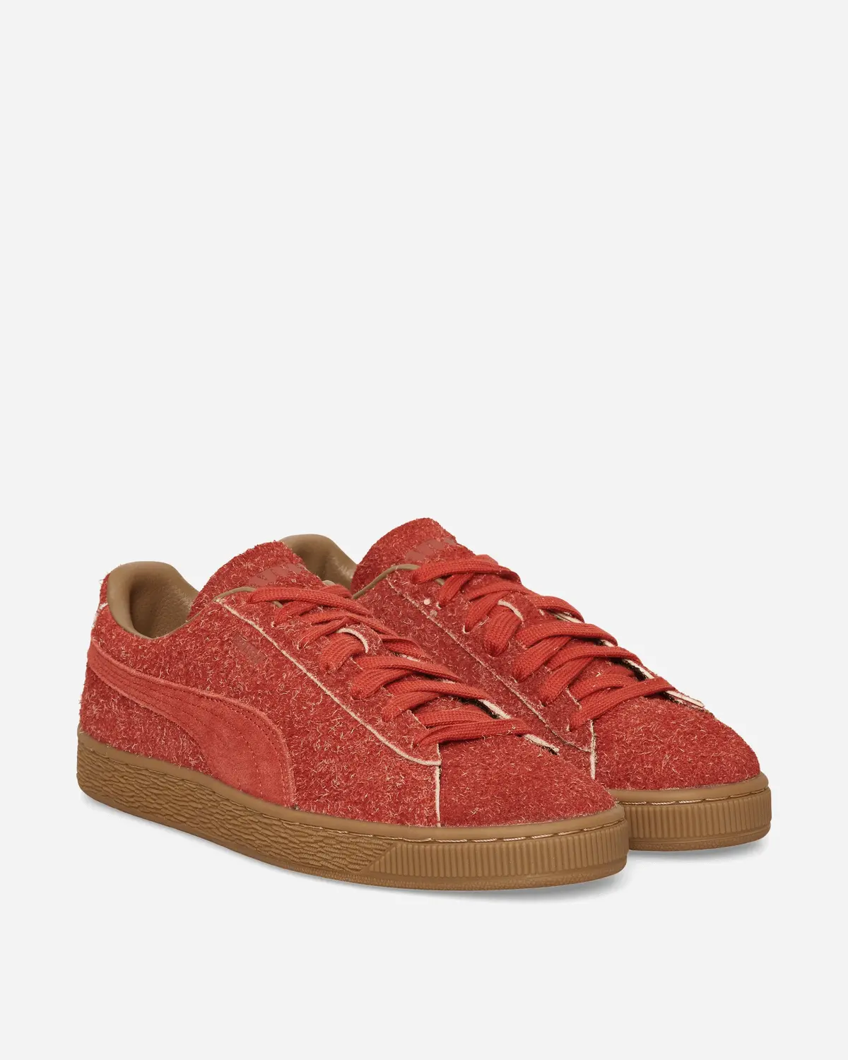 Daniëlle Cathari Suede Fuzzy Sneakers Mars Red 2