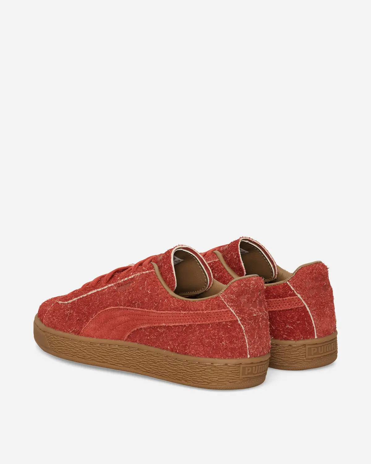 Daniëlle Cathari Suede Fuzzy Sneakers Mars Red 4