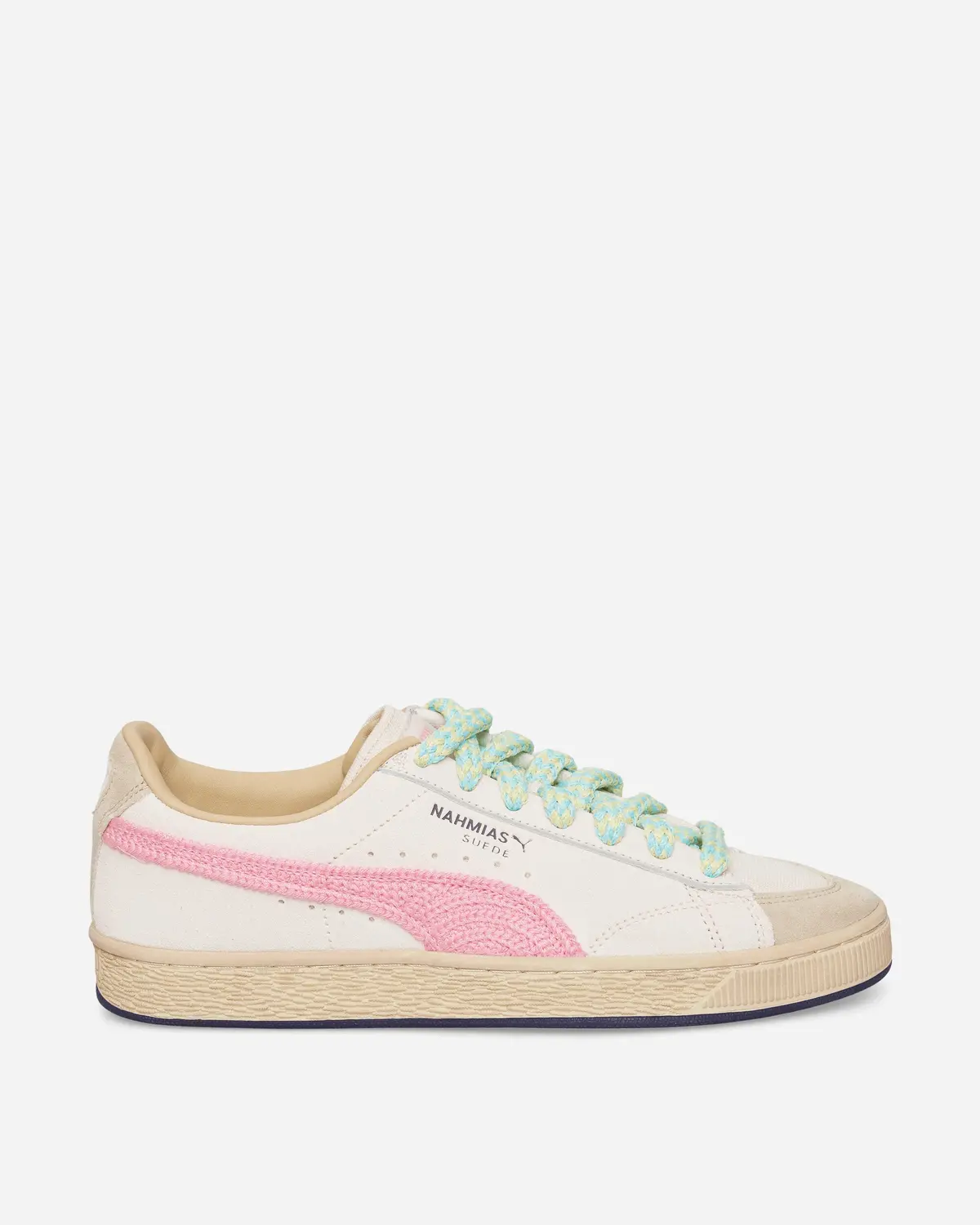 Nahmias Suede Crochet Sneakers Jasmine Flower / Pink Pixel 1