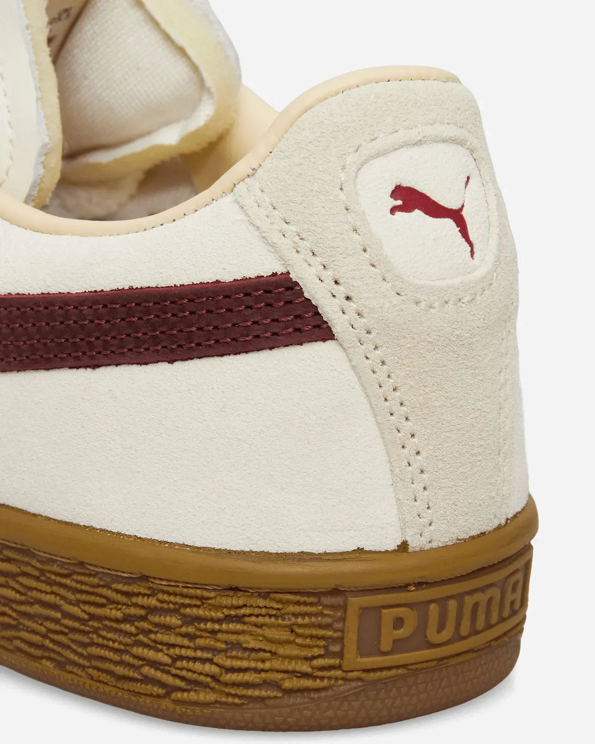 Nahmias Suede Vintage Red Sneakers Warm White / For All Time Red 7
