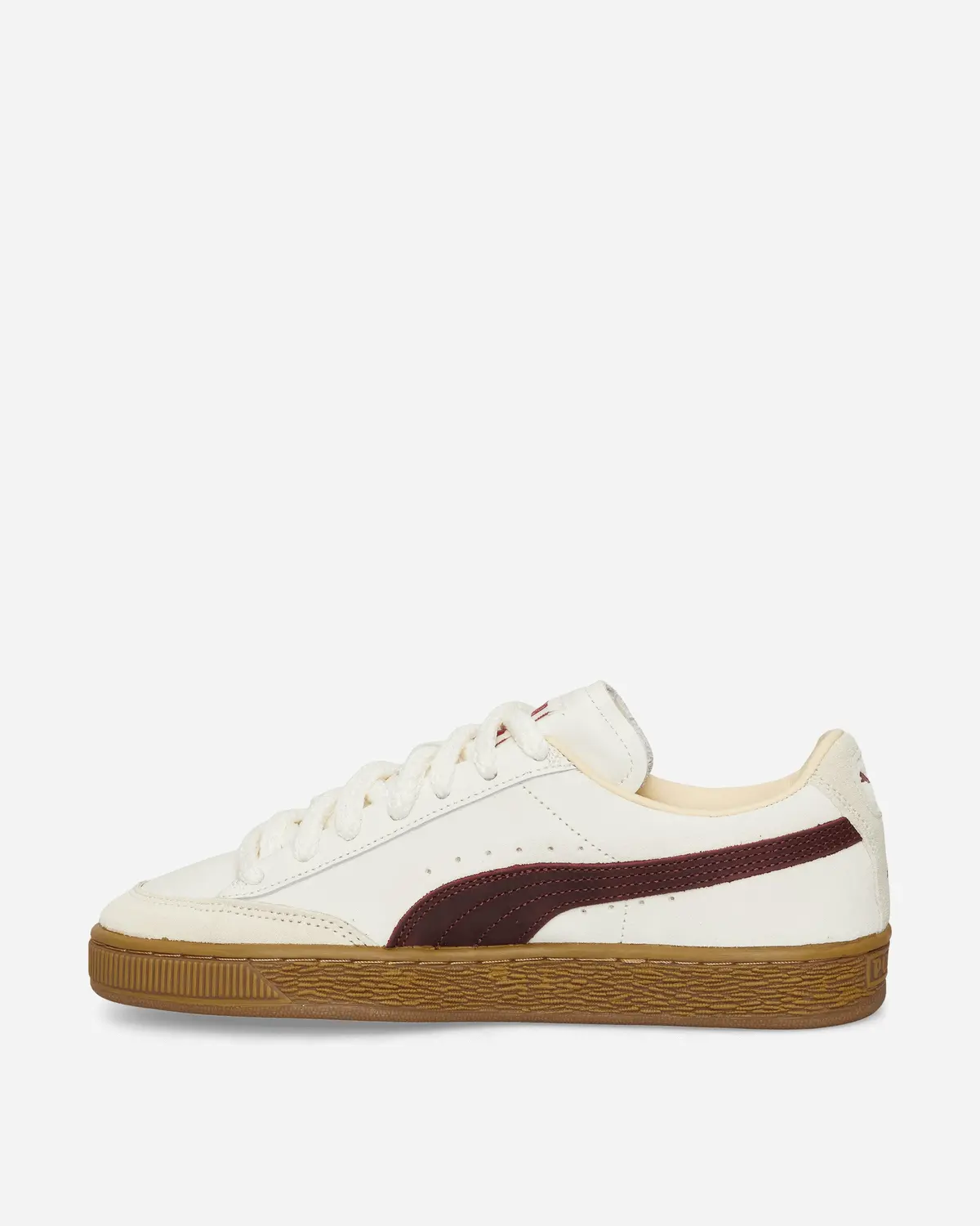 Nahmias Suede Vintage Red Sneakers Warm White / For All Time Red 3