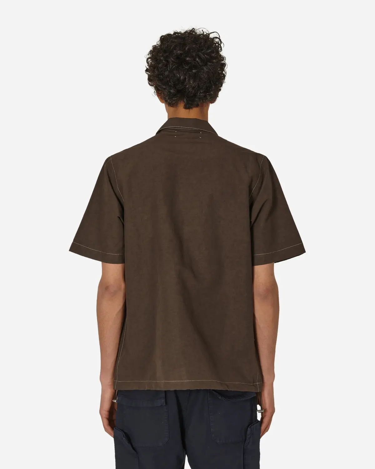 Glems Shortsleeve Shirt Chocolate Brown 3