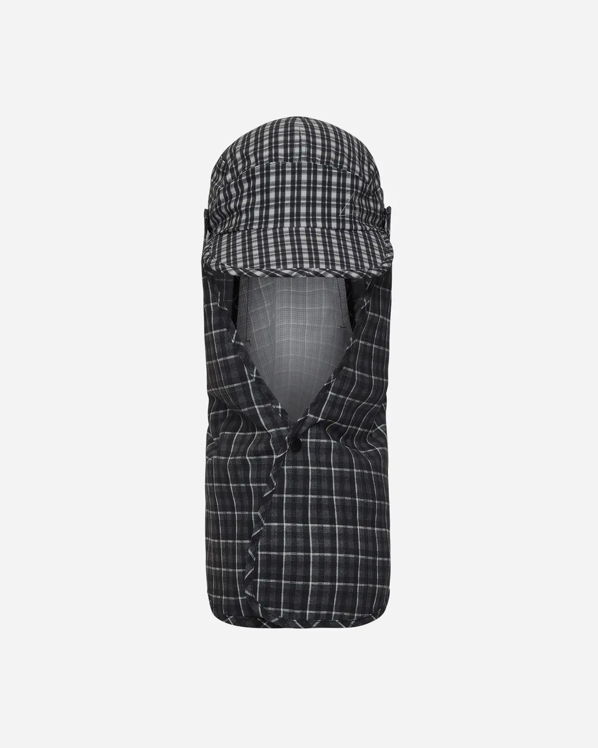 Aair Floweave Printed Check Desert Cap Anthracite 1