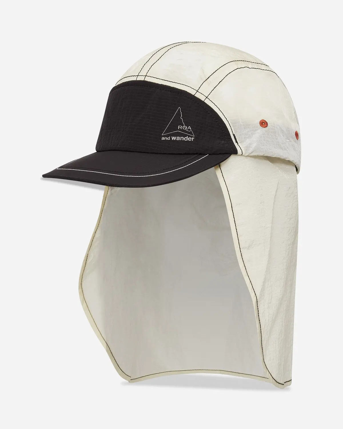 And Wander Ripstop Wind Cap Off White 2