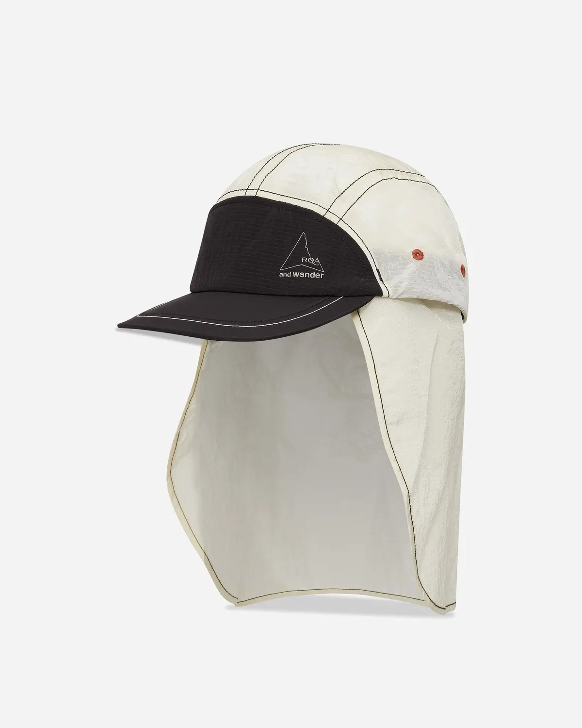 And Wander Ripstop Wind Cap Off White 1