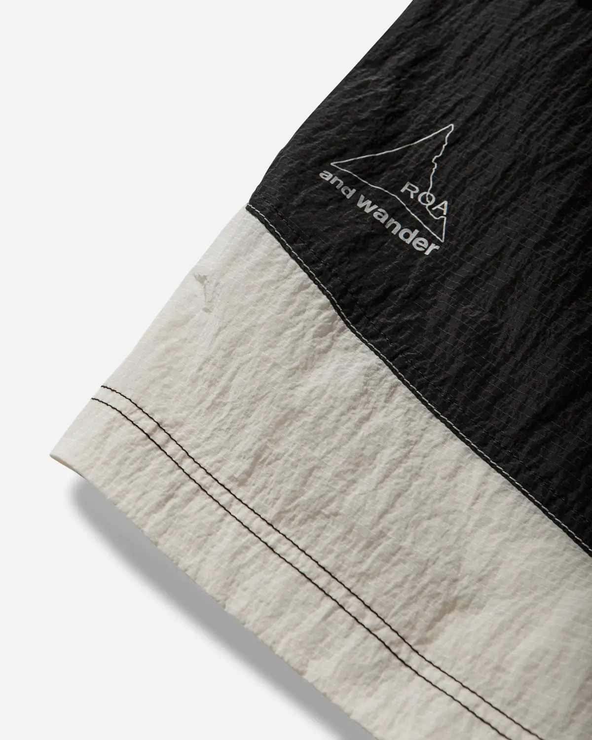 And Wander Ripstop Wind Short Pants Off White 3