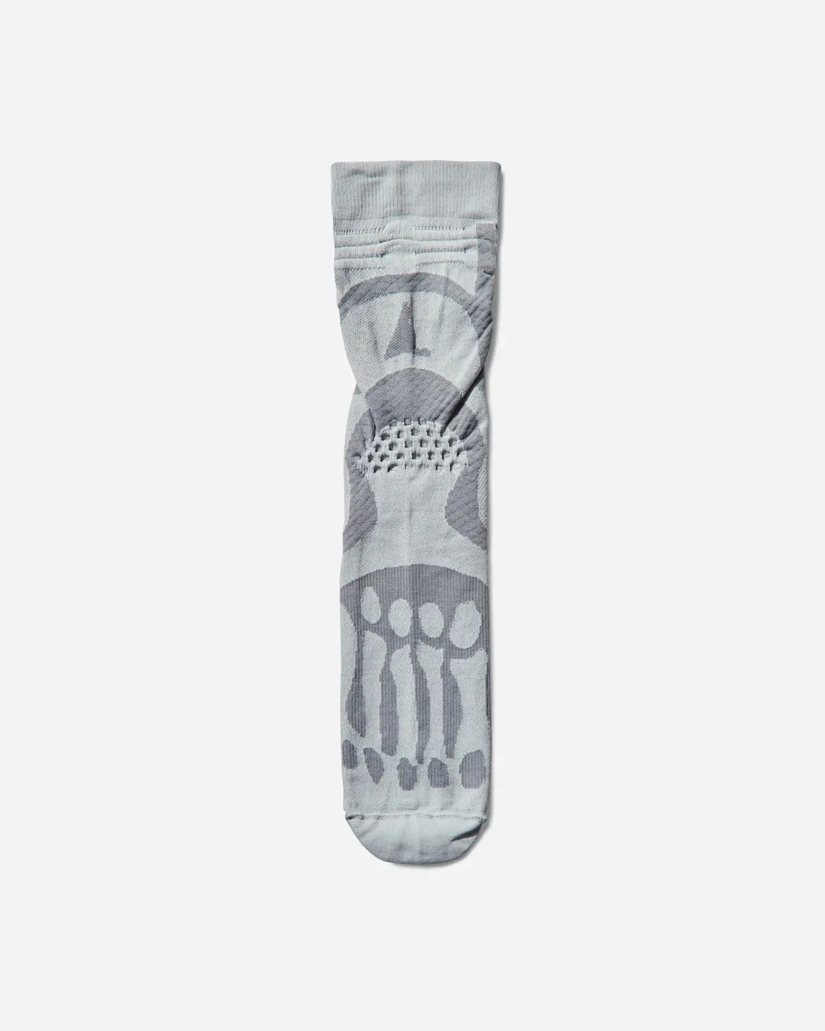 Bones Logo Q-Skin Technical Crew Socks Light Grey 1