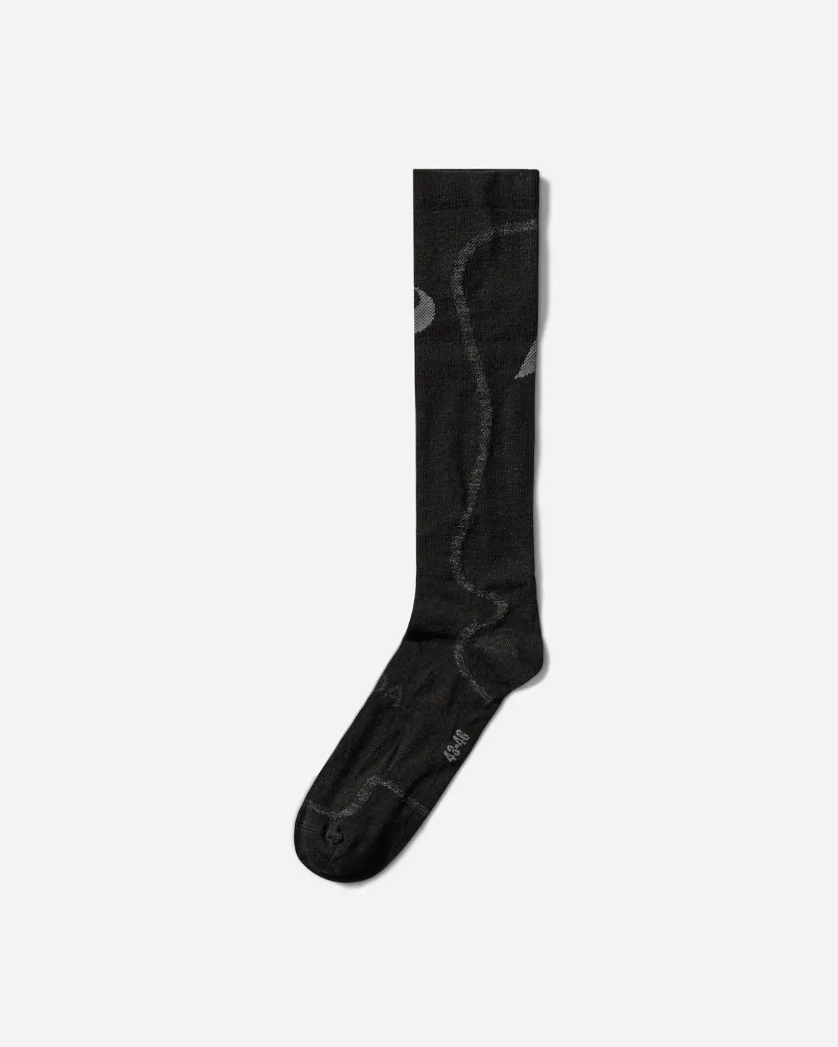 Our Legacy Work Shop Merino Knee High Socks Carbon 2