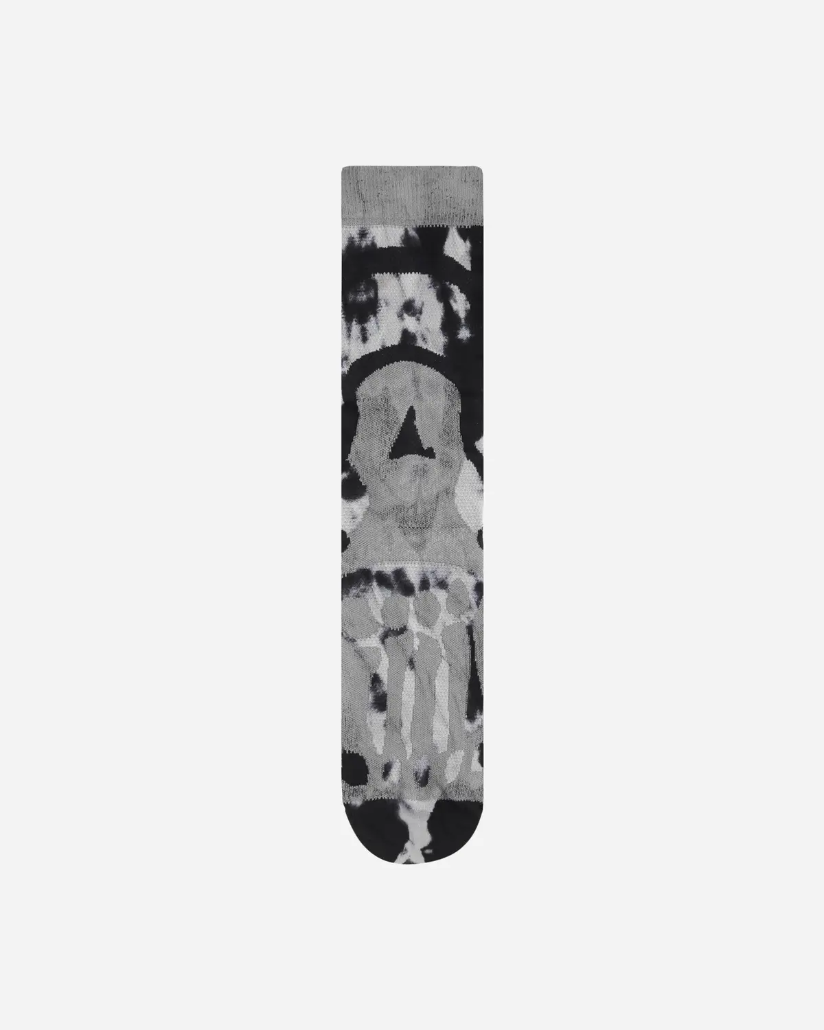 And Wander Bones Logo Q-Skin Technical Socks Black 1