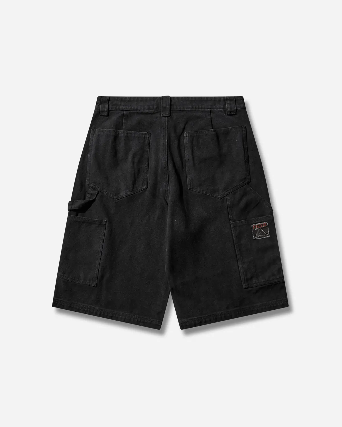 Men's Ash Canvas Shorts Washed Black 2