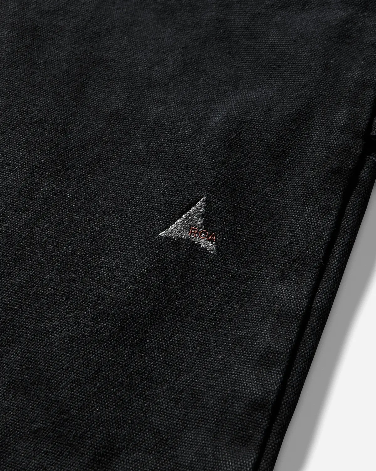 Men's Ash Canvas Shorts Washed Black 4
