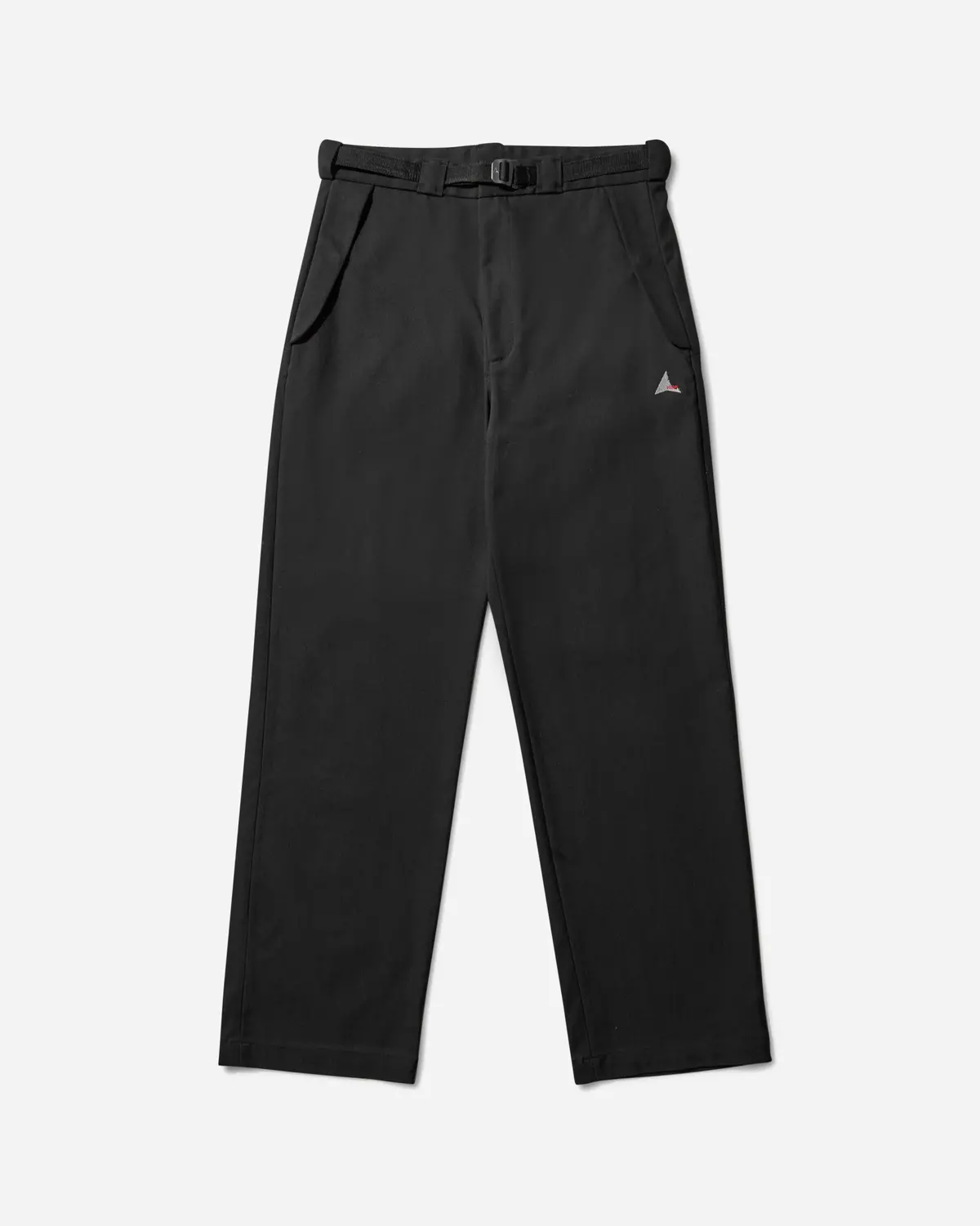 Men's Buckle Chino Pants Black 1