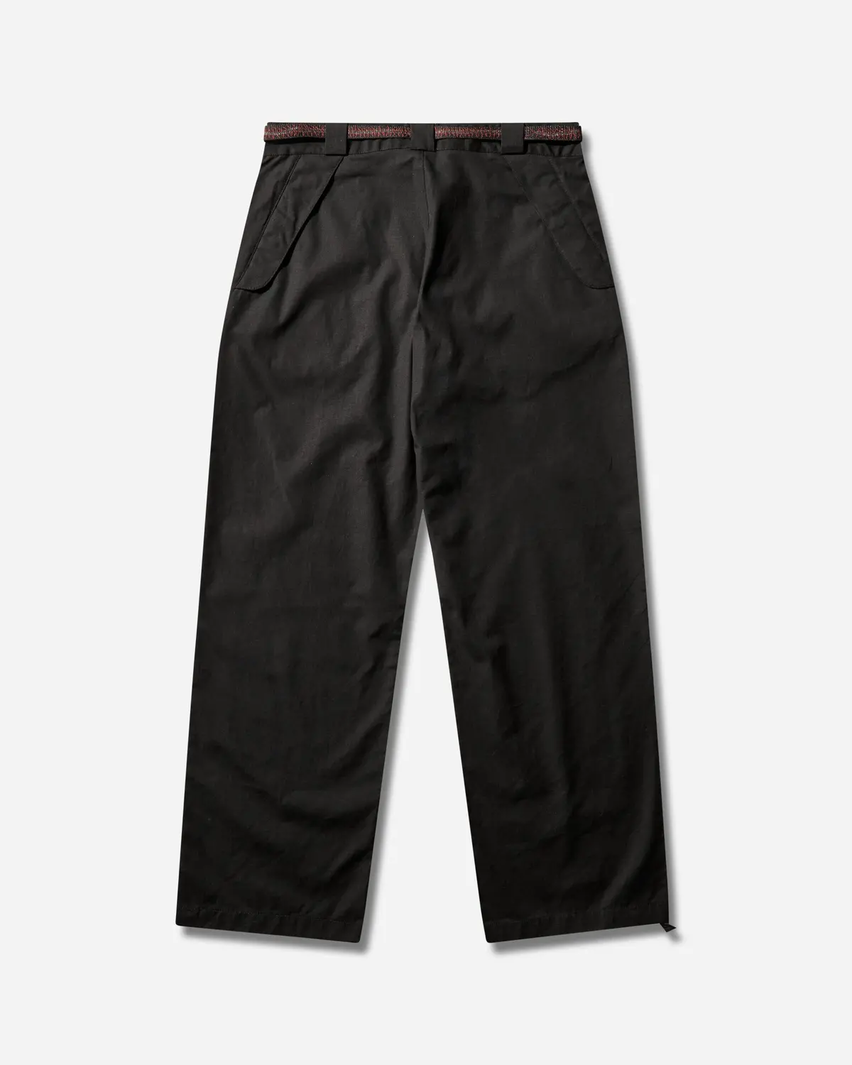 Men's Centipede Buckle Chino Pants Black 2