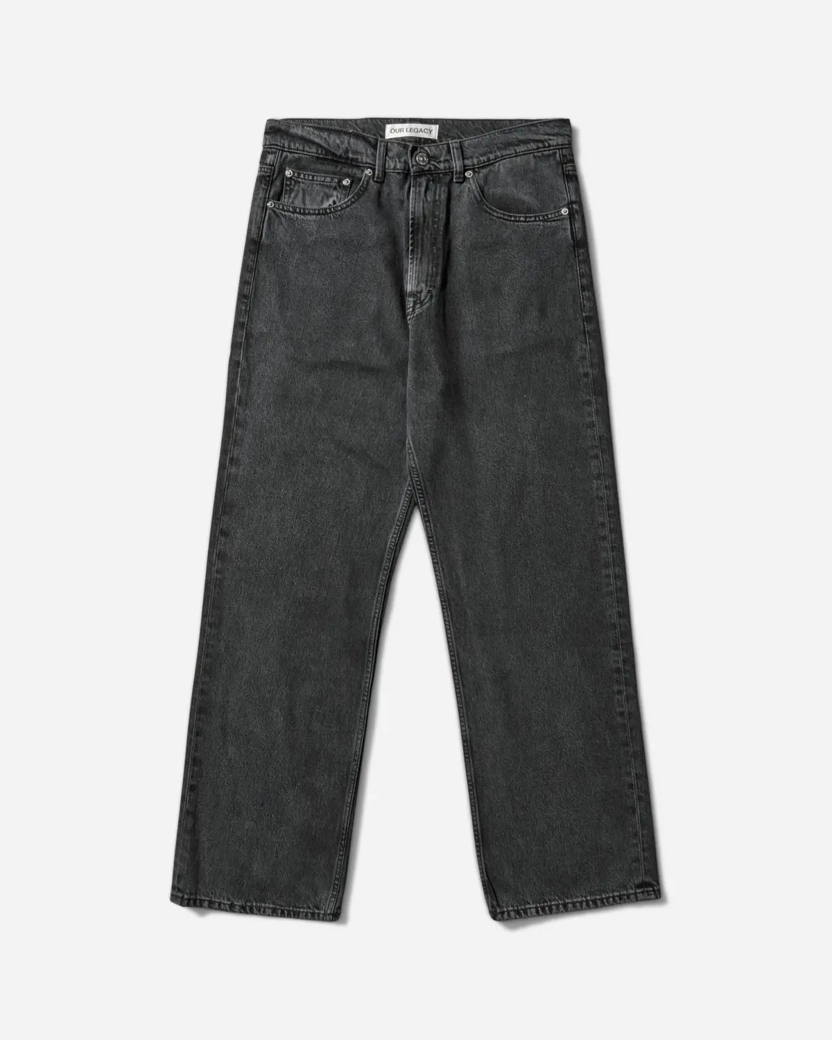 Our Legacy Work Shop Trail Cut Jeans Carbon 1
