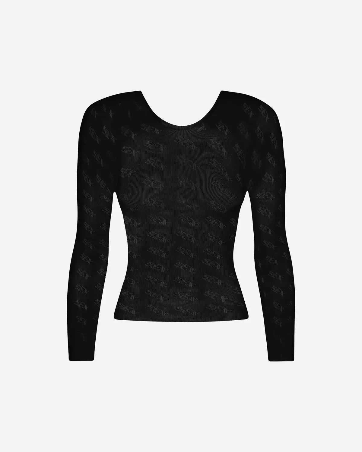 Women's Lust Longsleeve Top Black 1