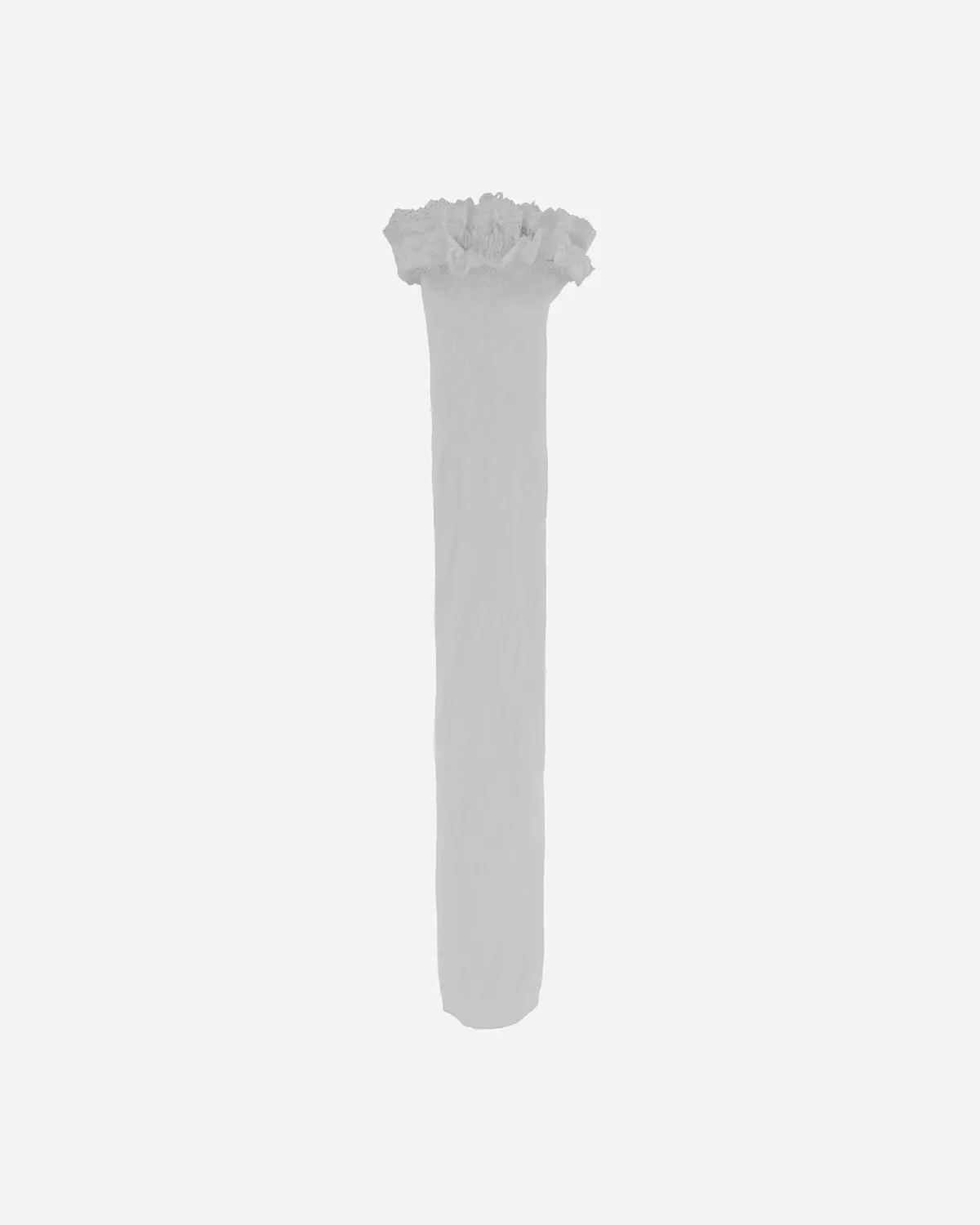Women's Web Stay Ups Socks White 2