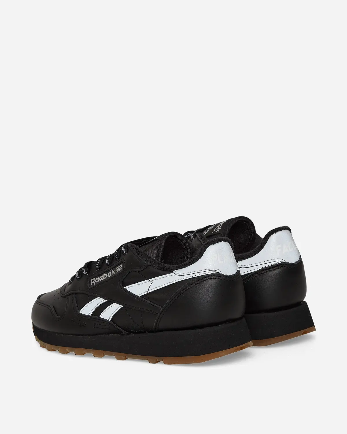 Places+Faces Classic Leather Sneakers Black / Silver 4