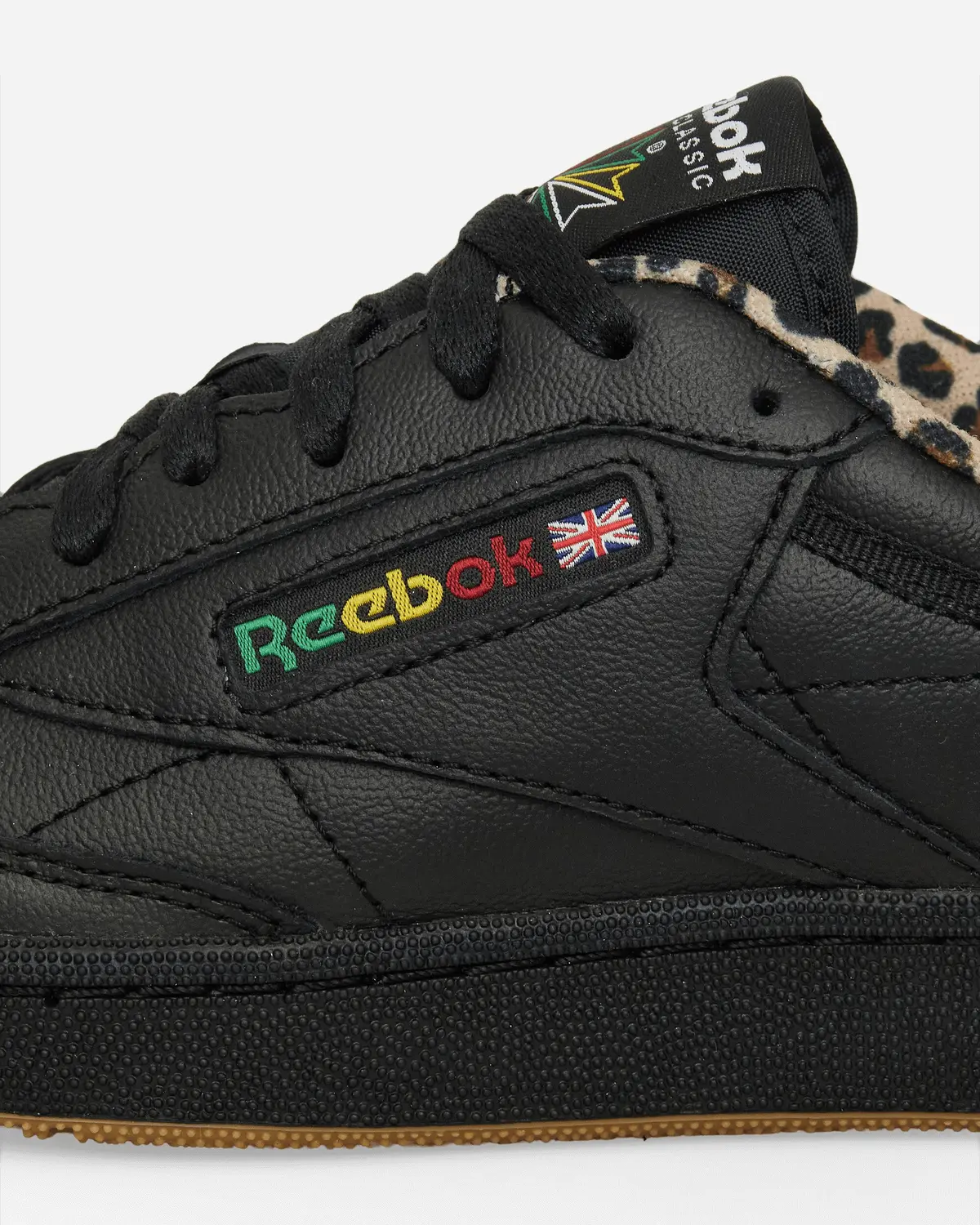 Wacko Maria Club C 85 Vintage Sneakers Black / Leopard 7