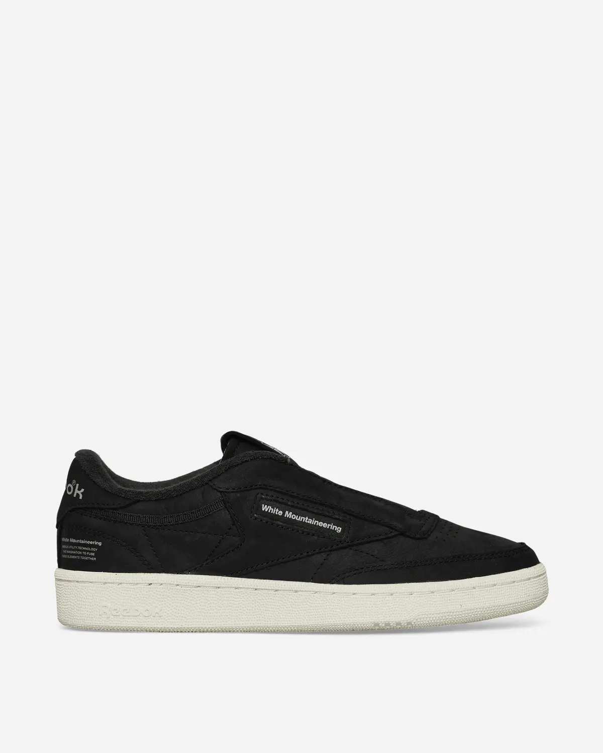 White Mountaineering Club C 85 Sneakers Black / Chalk / Grey 1