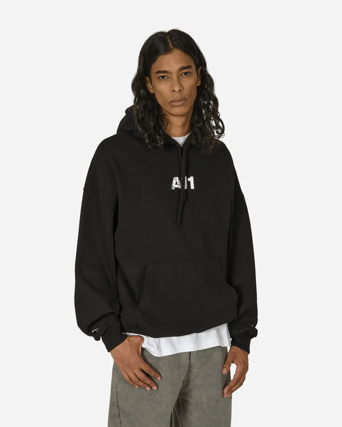 A11 Cover Hoodie Black 1