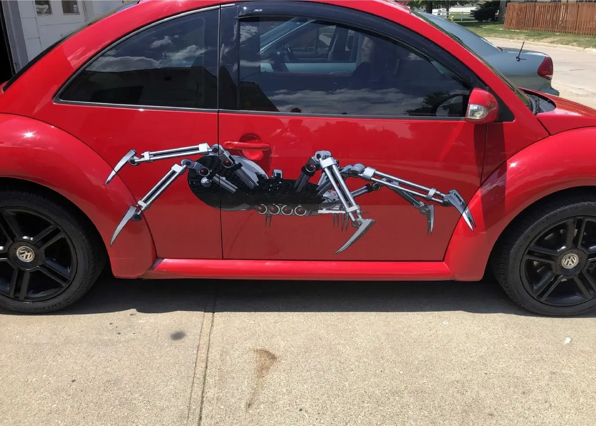 Robot Spider Vinyl Graphics – Set Of 2 For Cars & Trucks 2