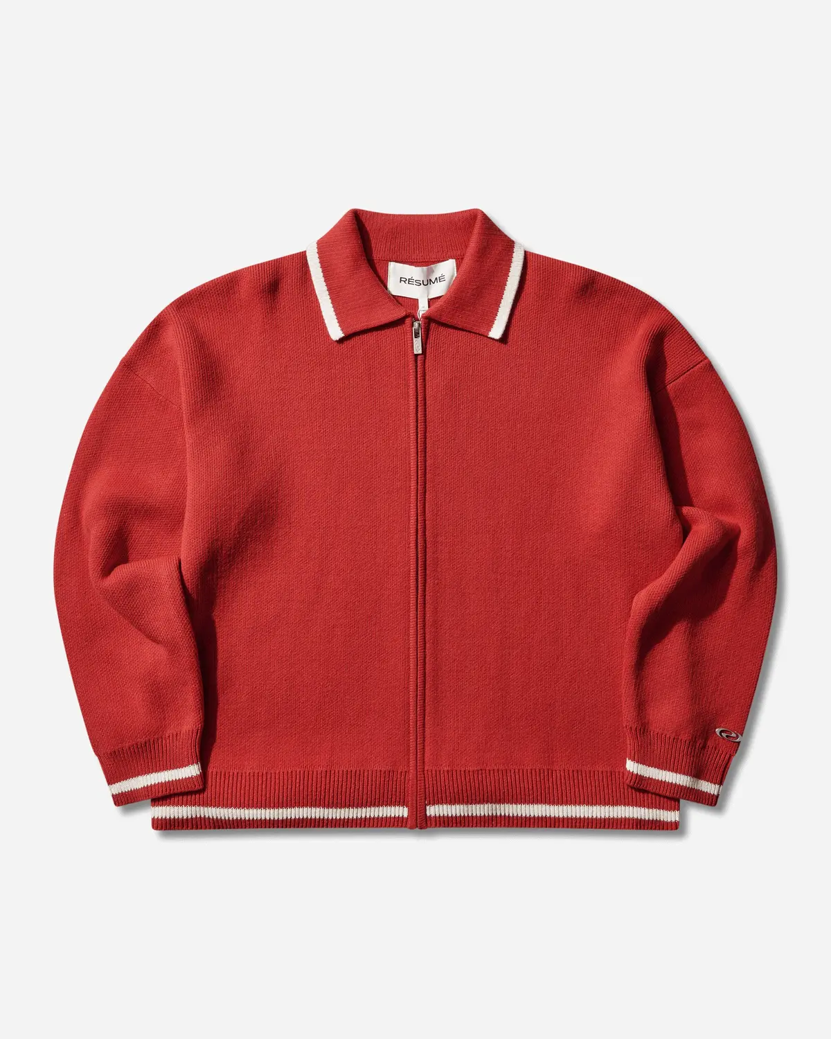 Women's Keatonrs Knit Zip Sweater Red 1