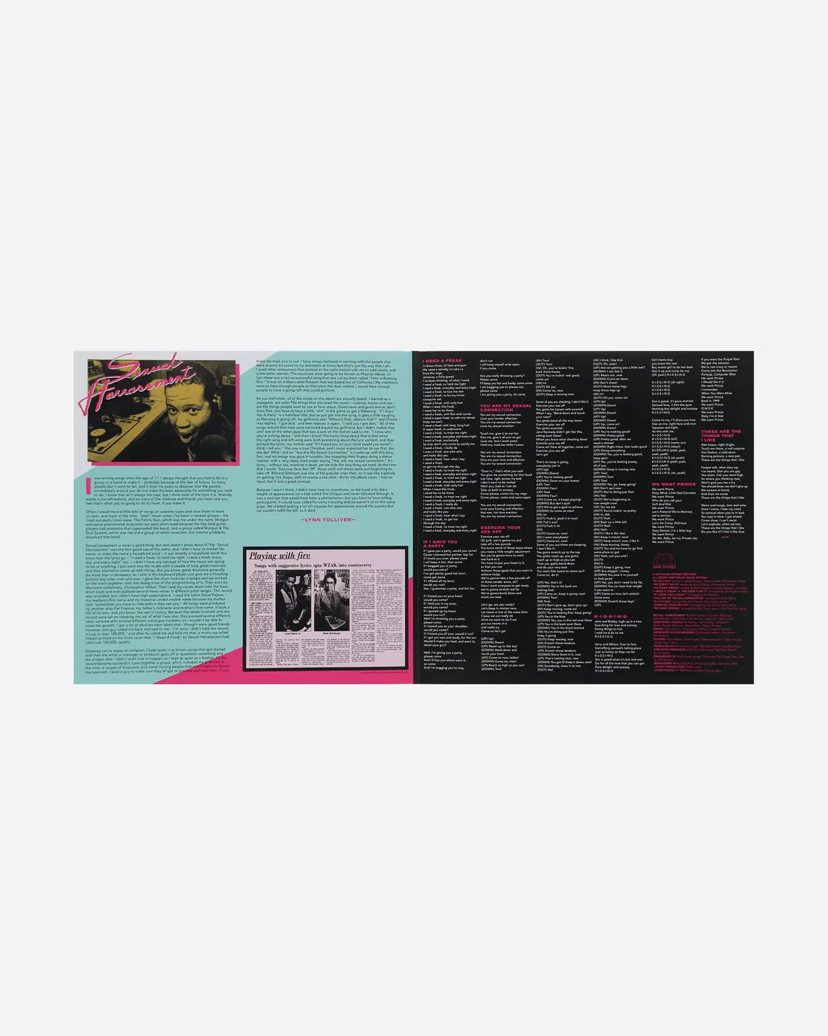 I Need A Freak - Sexual Harrassment Vinyl 2