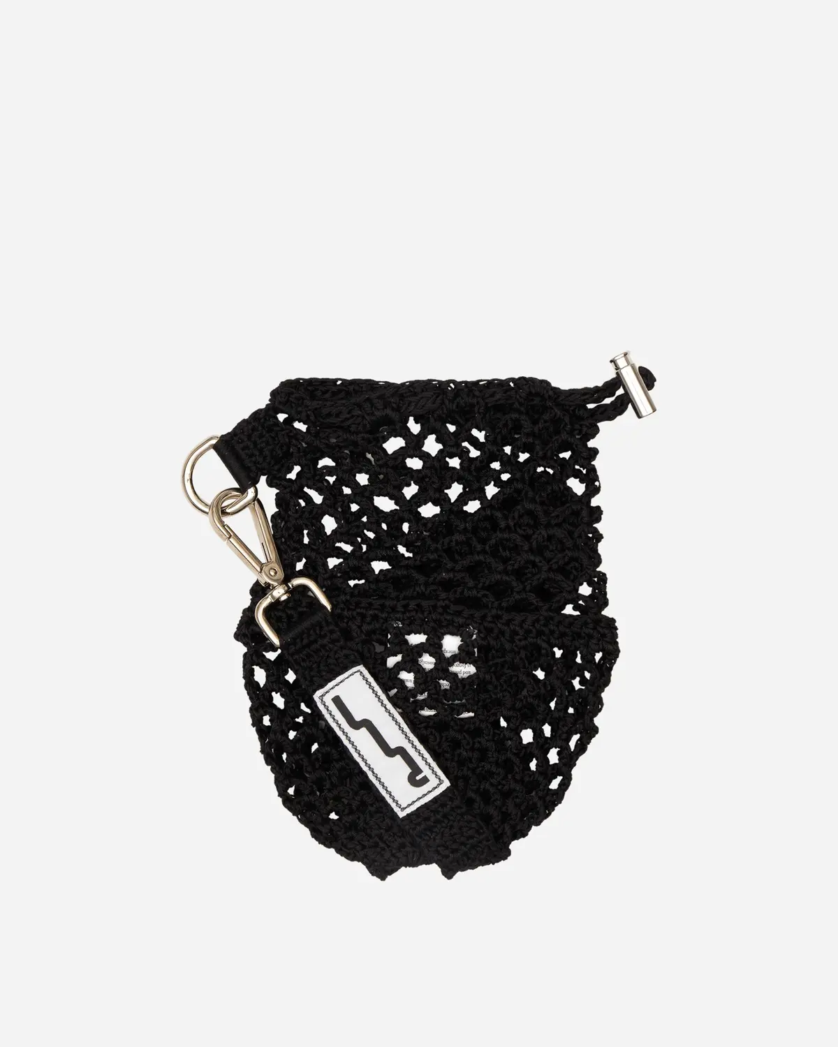 Mesh Crossbody Bag Black 1
