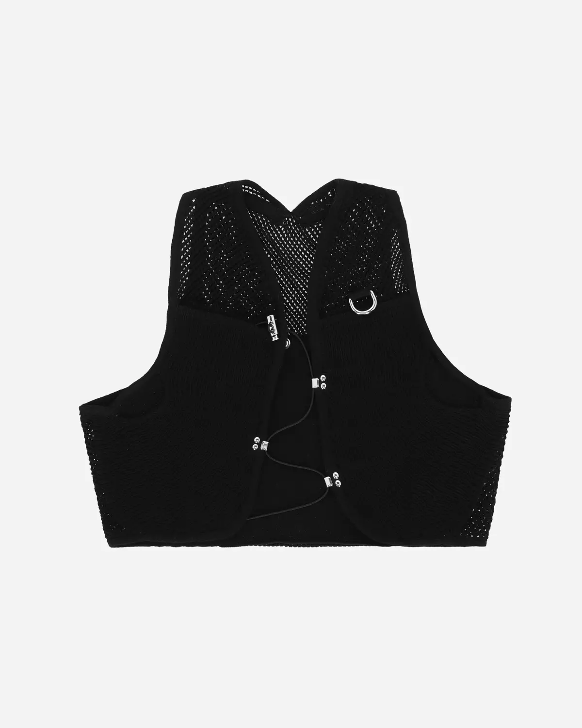 Perforated Chest Bag Black 1