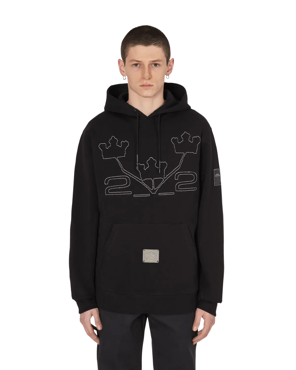 Slam Jam Hooded Sweatshirt Black 1
