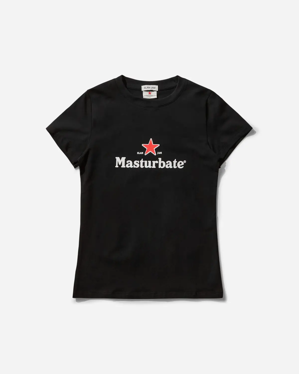 Slam Jam Masturbate T-Shirt Black 1
