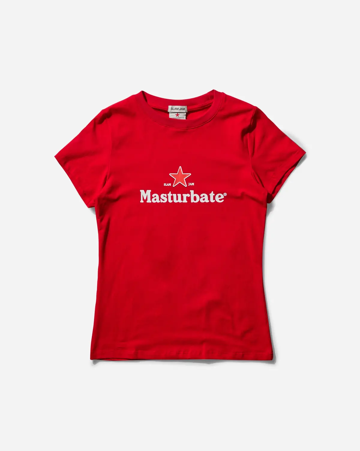 Slam Jam Masturbate T-Shirt Red 1
