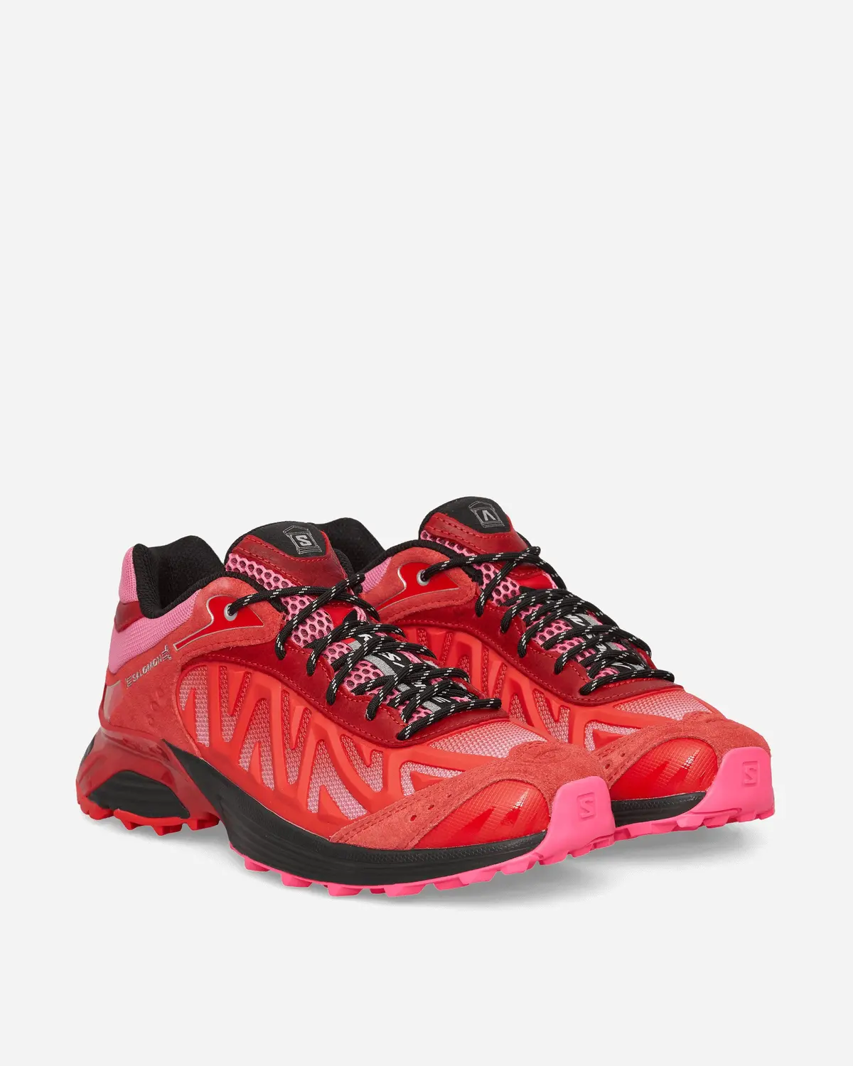 Aries Xt-Whisper Sneakers Fiery Red / Fuchsia Pink / Black 2