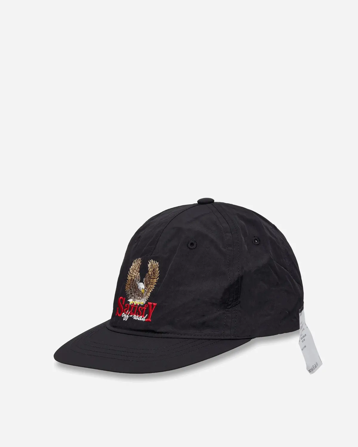 Flitesilk 5‑Panel Pinch Cap Black Eagle 1